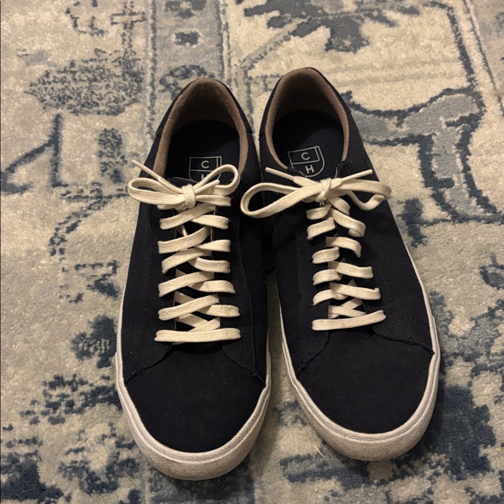 Navy blue Cole Haan tennis shoes